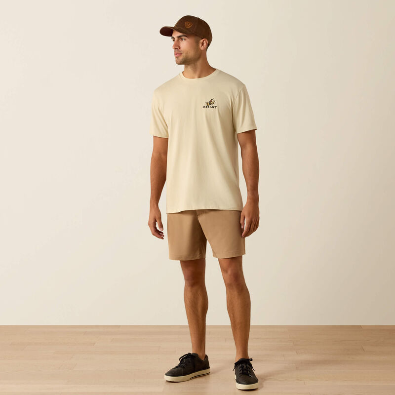 Ariat Men - T-Shirt Ride Em Cowboy (Natural) 10071199
