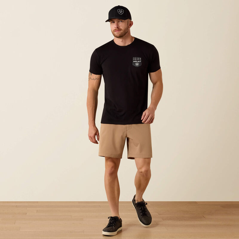 Ariat Men - T-Shirt Patriotic Badge (Black) 10073966