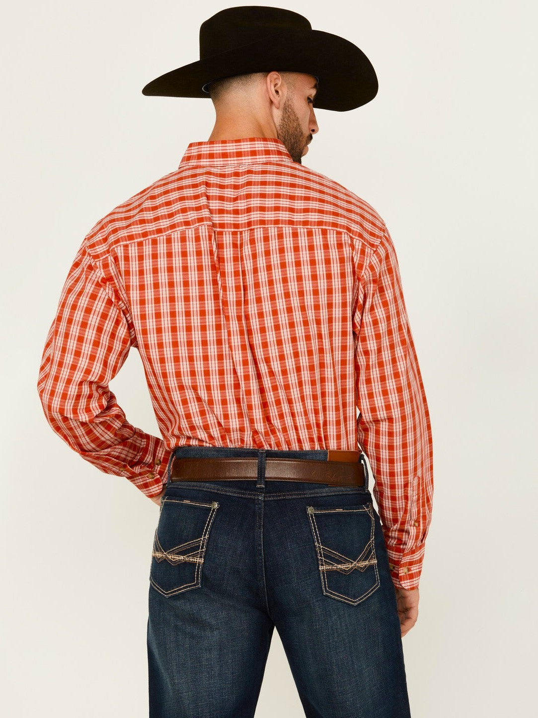 Wrangler Men - Classic Button Down (Red Plaid) 112344295