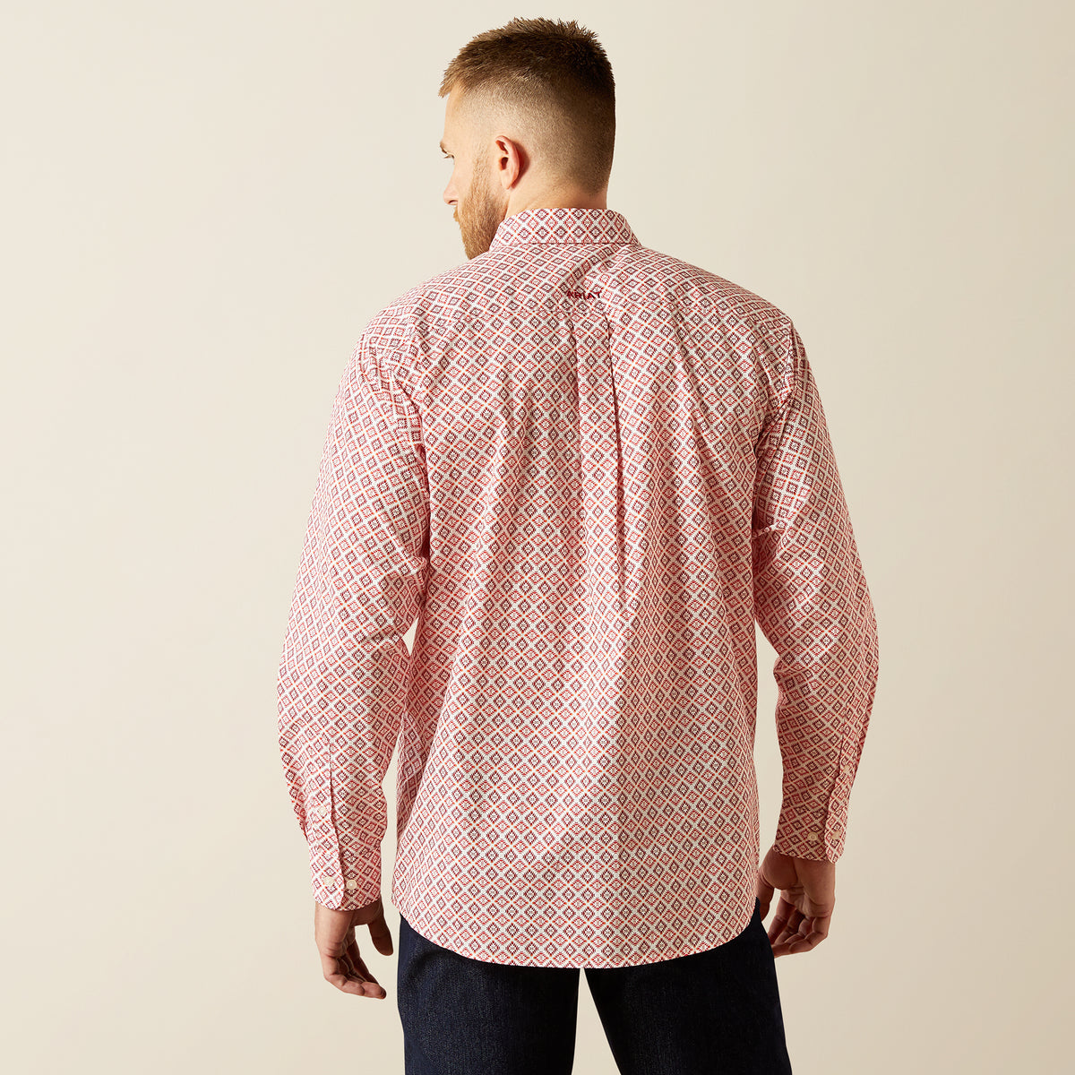 Ariat Men - Classic Fit Shirt (Saylor Red) 10058966