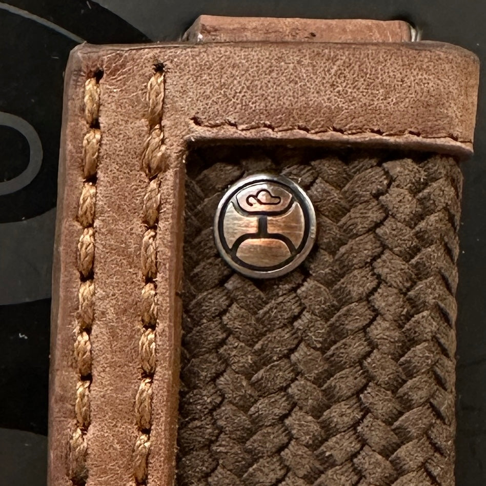Hooey - Knife Sheath (Classic Roughout Brown Basket Weave) HKS002-BR