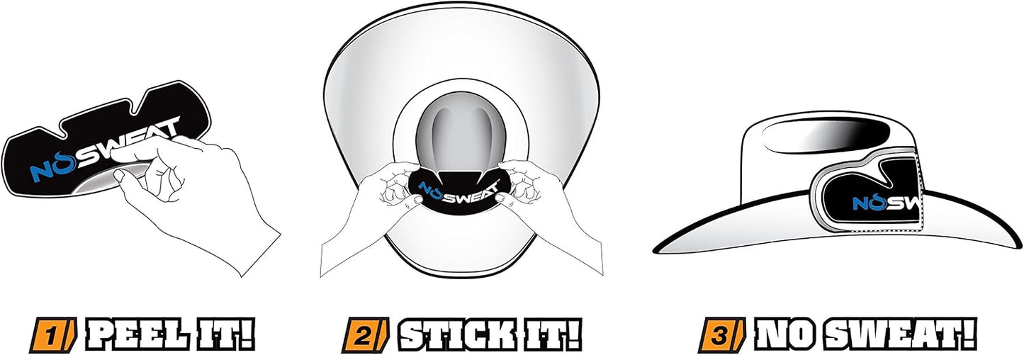 NoSweat - Hat Liners (Full Hat) 3pk