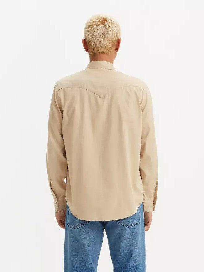 Levi's Men - Classic Western Snap Shirt (Tan Twill) 857450169