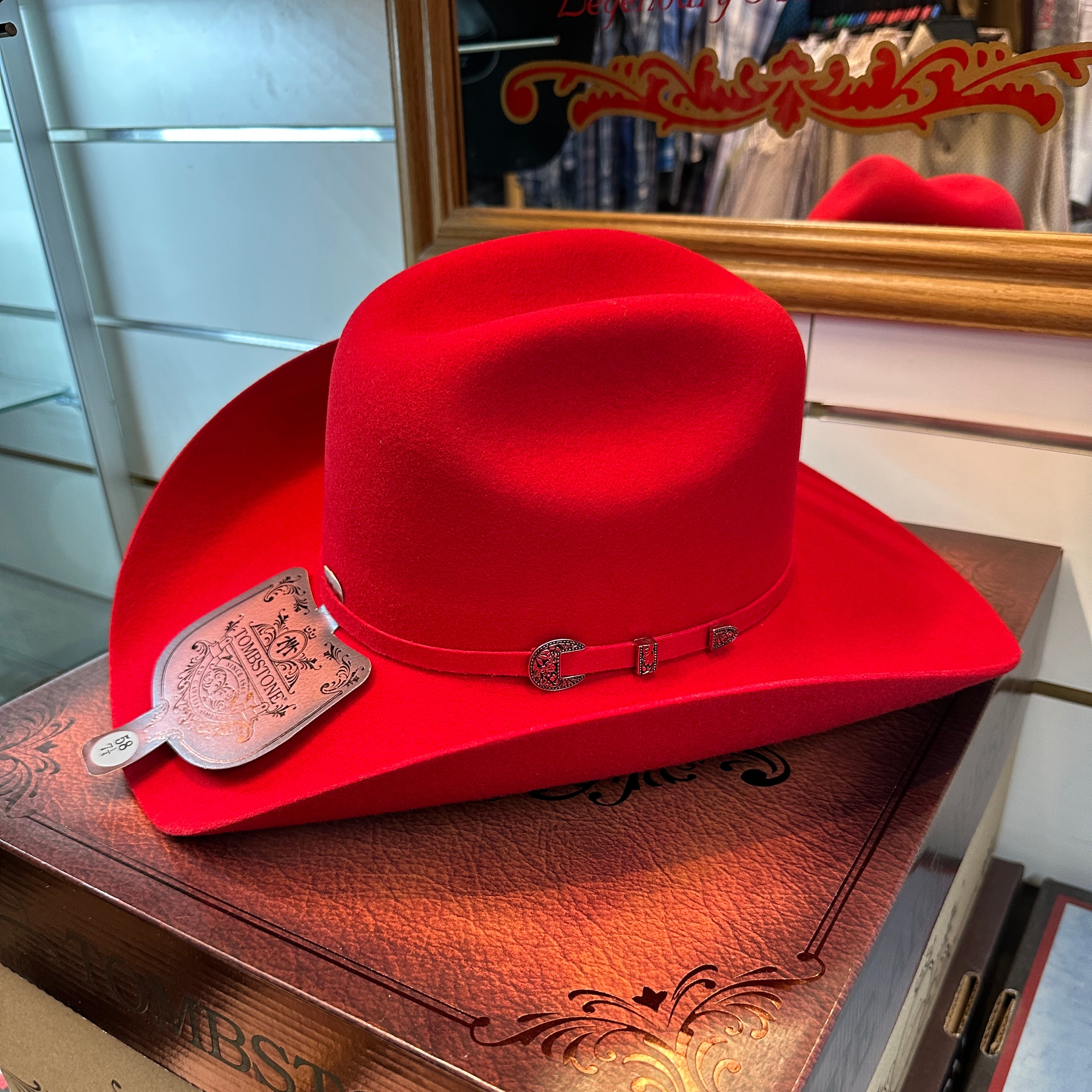 Tombstone - 20x Este Oeste (Red) Premium Wool – Lerma's Western