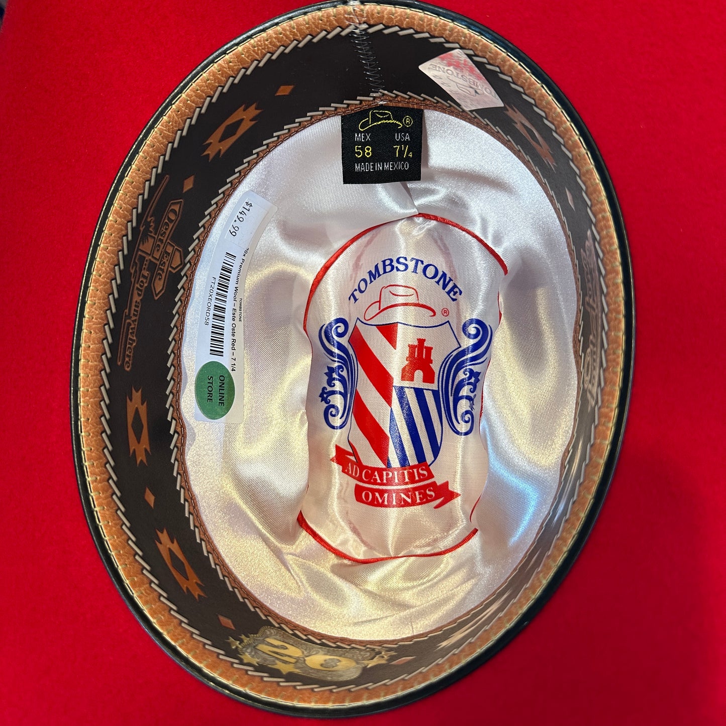 Tombstone - 20x Este Oeste (Red) Premium Wool