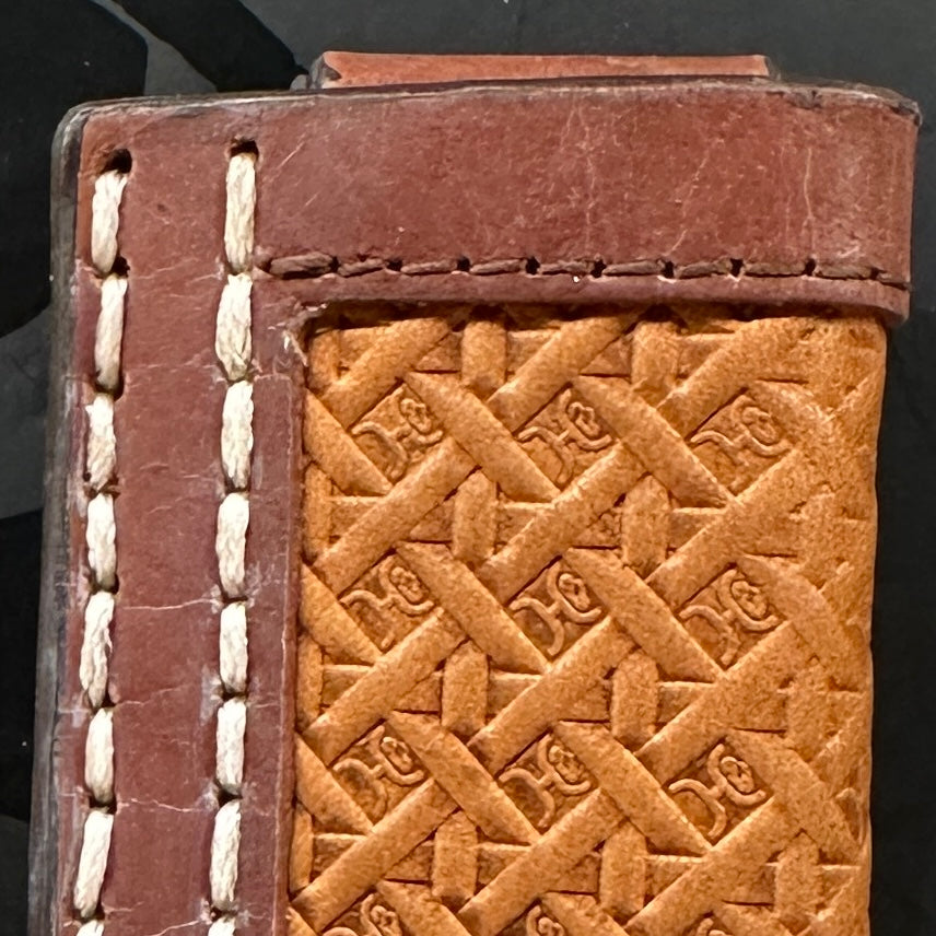 Hooey - Knife Sheath (Hands Up Tan/Brown Basket Weave) HKS001-TNBR