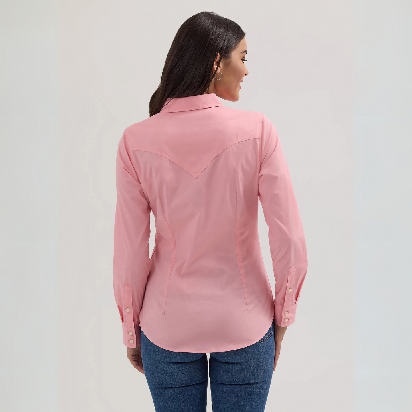 Wrangler Women - Solid Western Shirt (Pink) 112358016