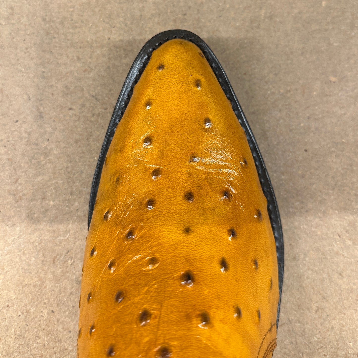 La Bufa Men - Imitation Ostrich Botin (Mantequilla)