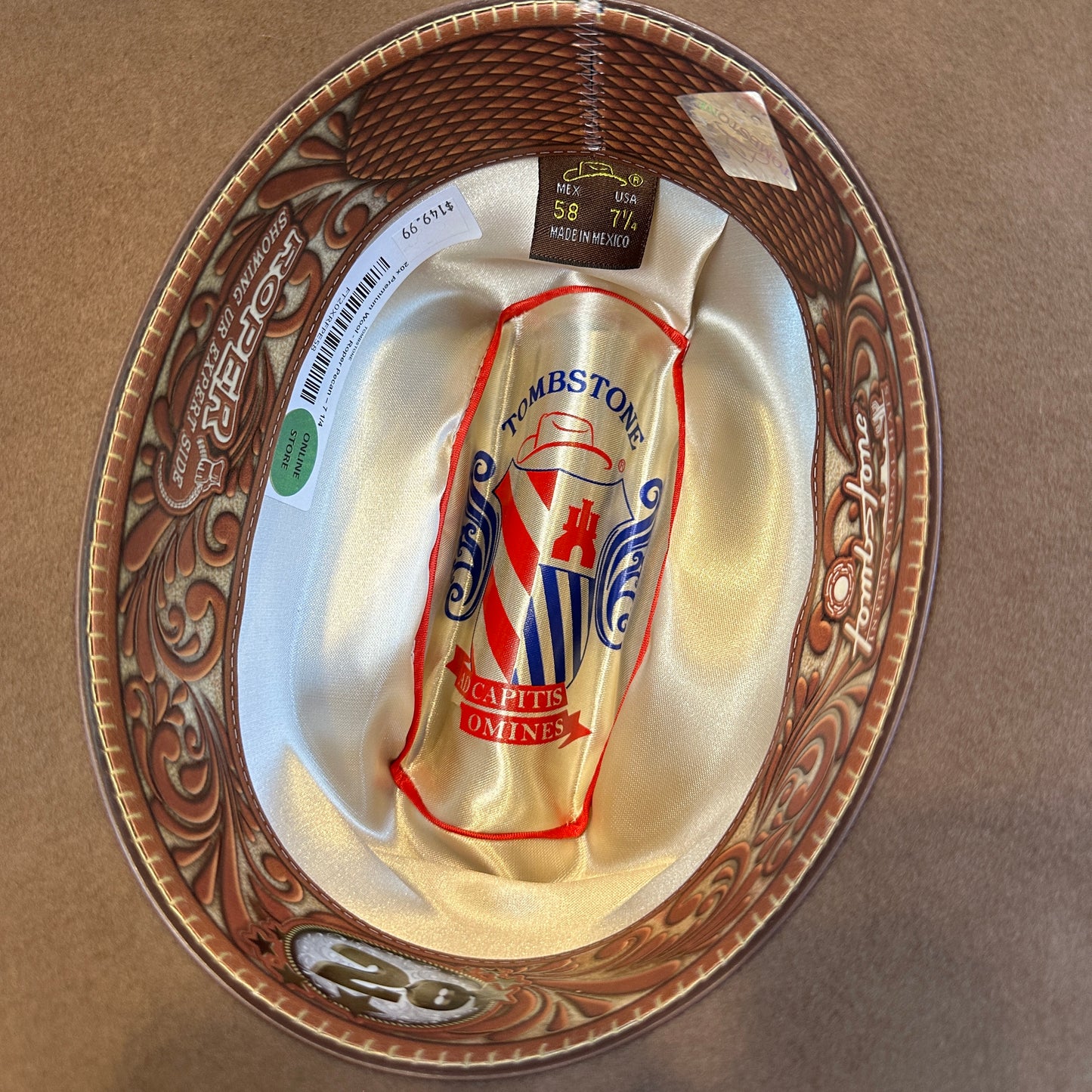 Tombstone - 20x Roper (Pecan) Premium Wool