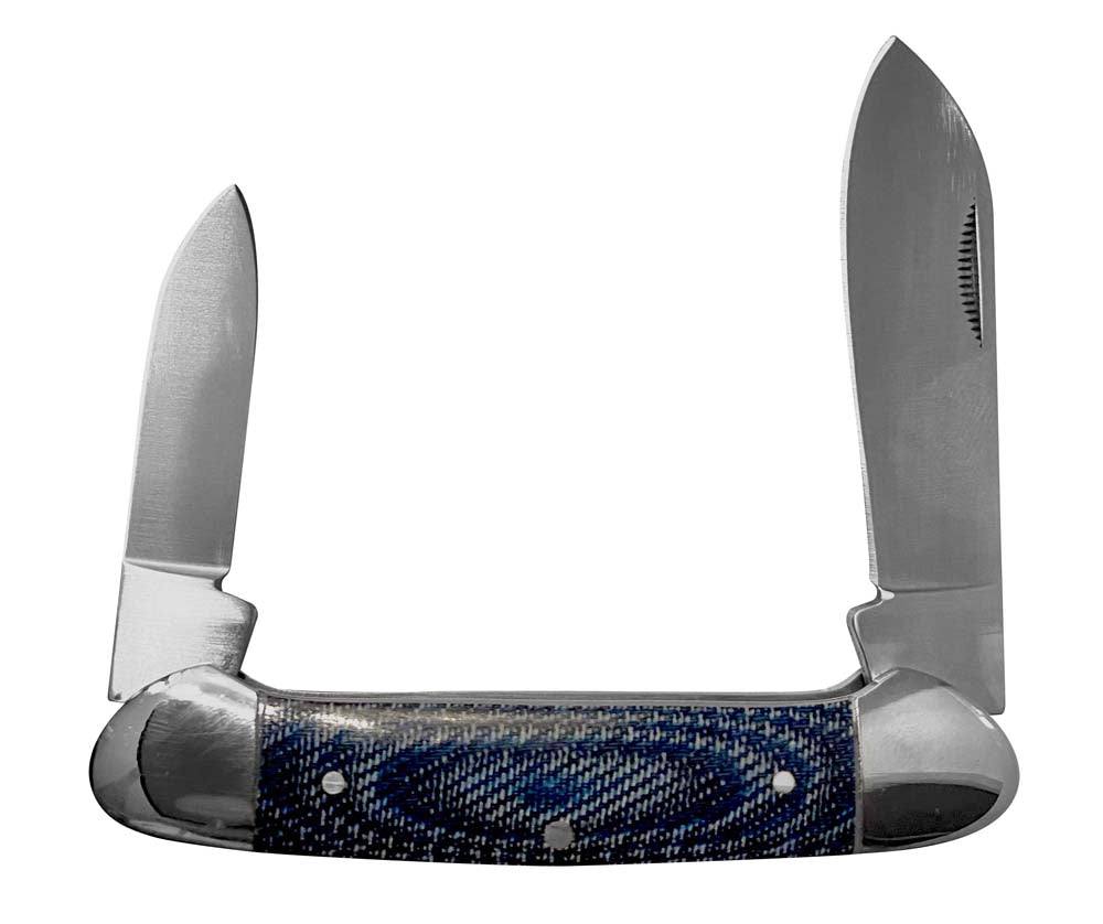 Hooey - Canoe Knife (Blue Denim Micarta) HK800