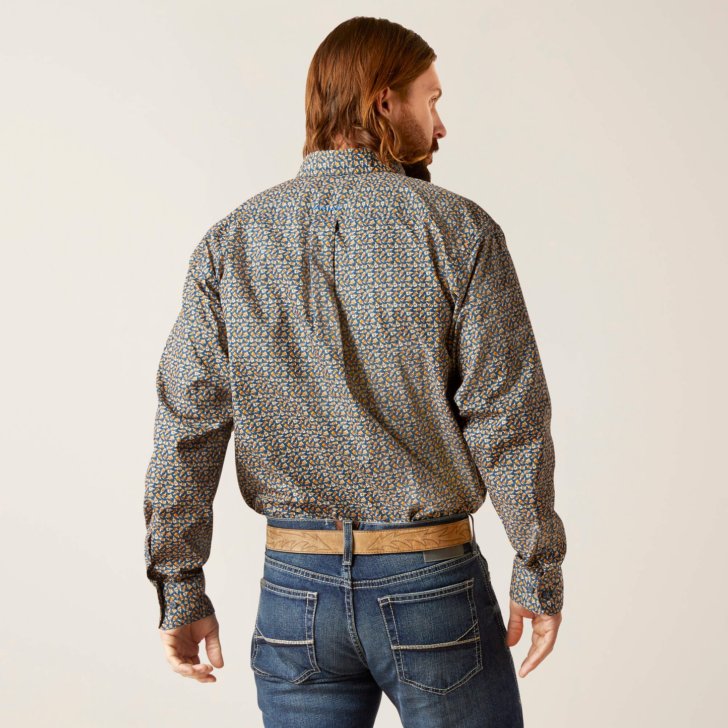 Ariat Men - Classic Fit Shirt (Moonlit Ocean Bottles) 10046526