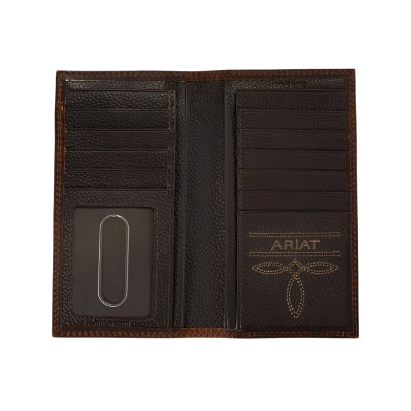 Ariat - Rodeo Wallet (Center Bump Shield Brown) A3550002