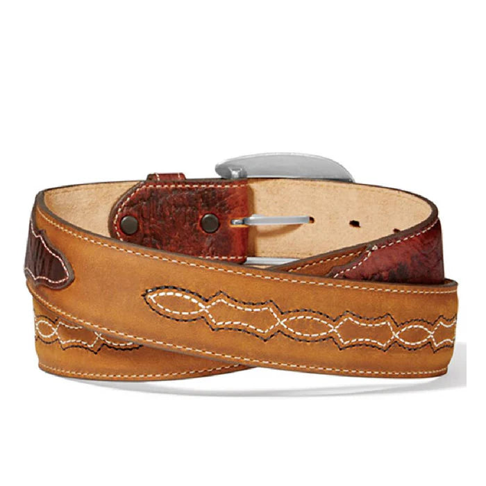 Tony Lama Men - Maverick Western Belt (Brown) C42745