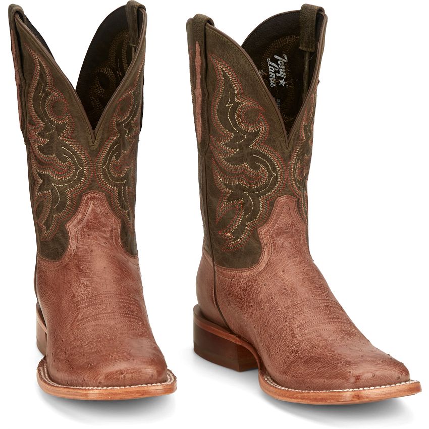 Tony Lama Men - Cadiz Smooth Ostrich (Coffee) SA6104 – Lerma's