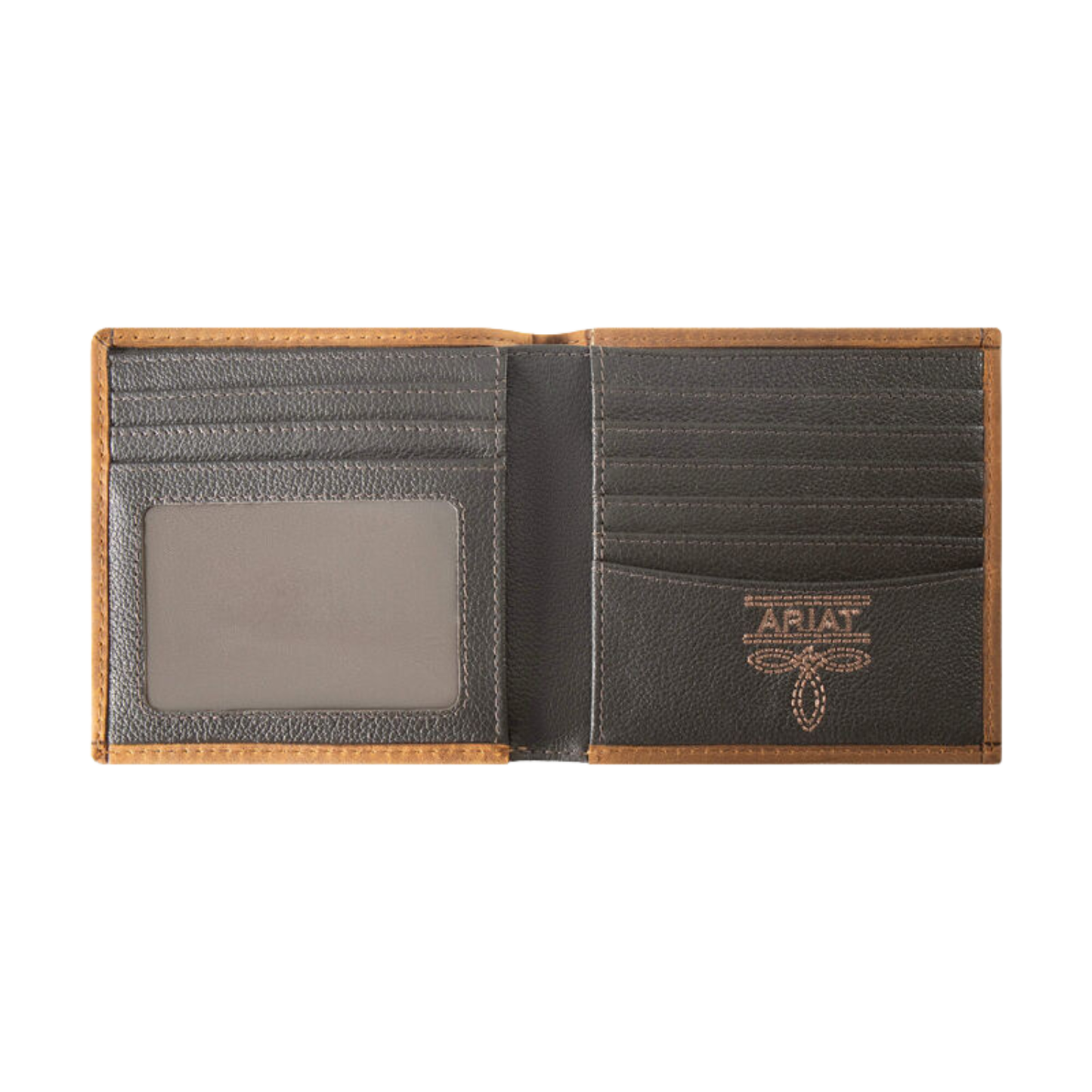 Ariat - Bi-Fold Wallet (Brindle Calf Hair Brown) A3562502