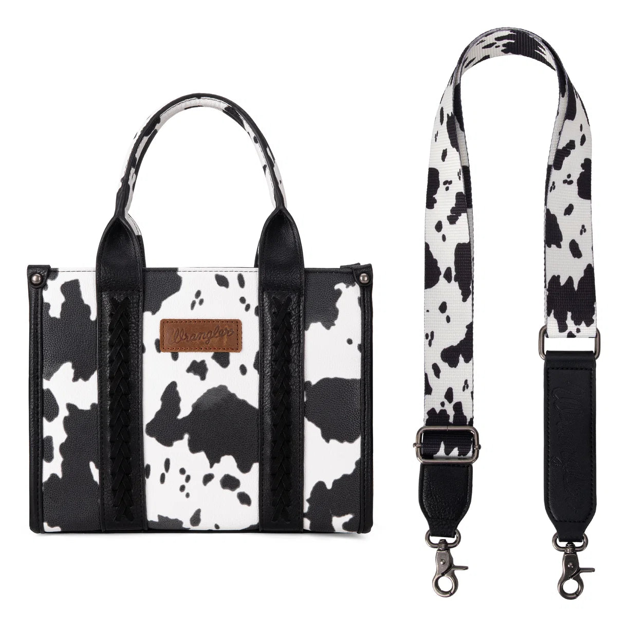 Wrangler - Carry Tote (Cow Print Black) WG133-8120SBK