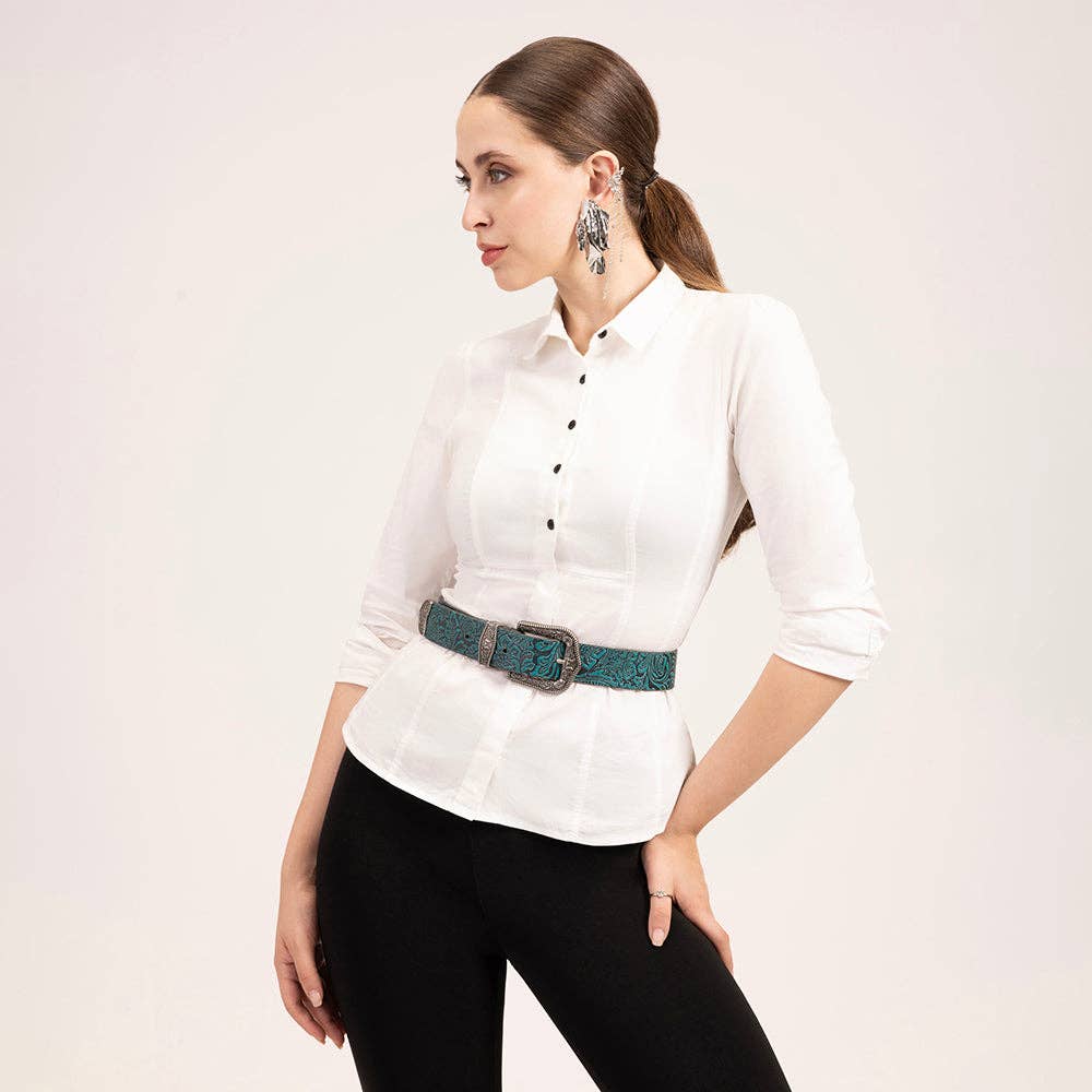 Loyal West - Sophia Belt (Turquoise) LW-S25-173