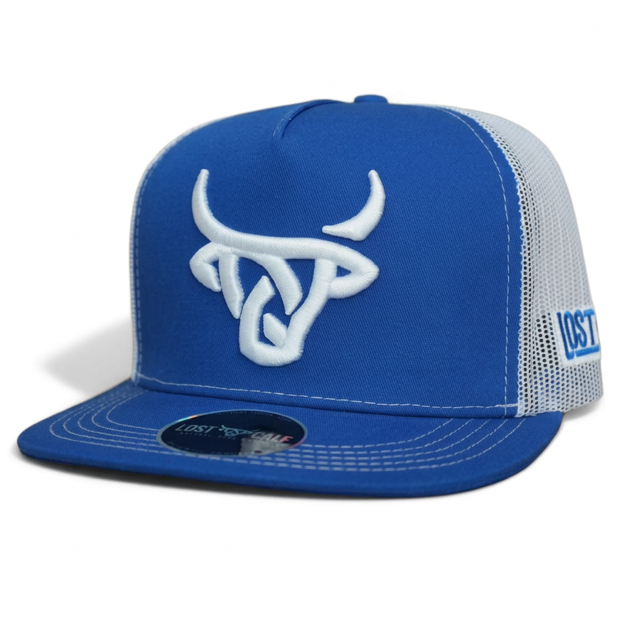 Lost Calf - Logo Embroidered (Royal/White)