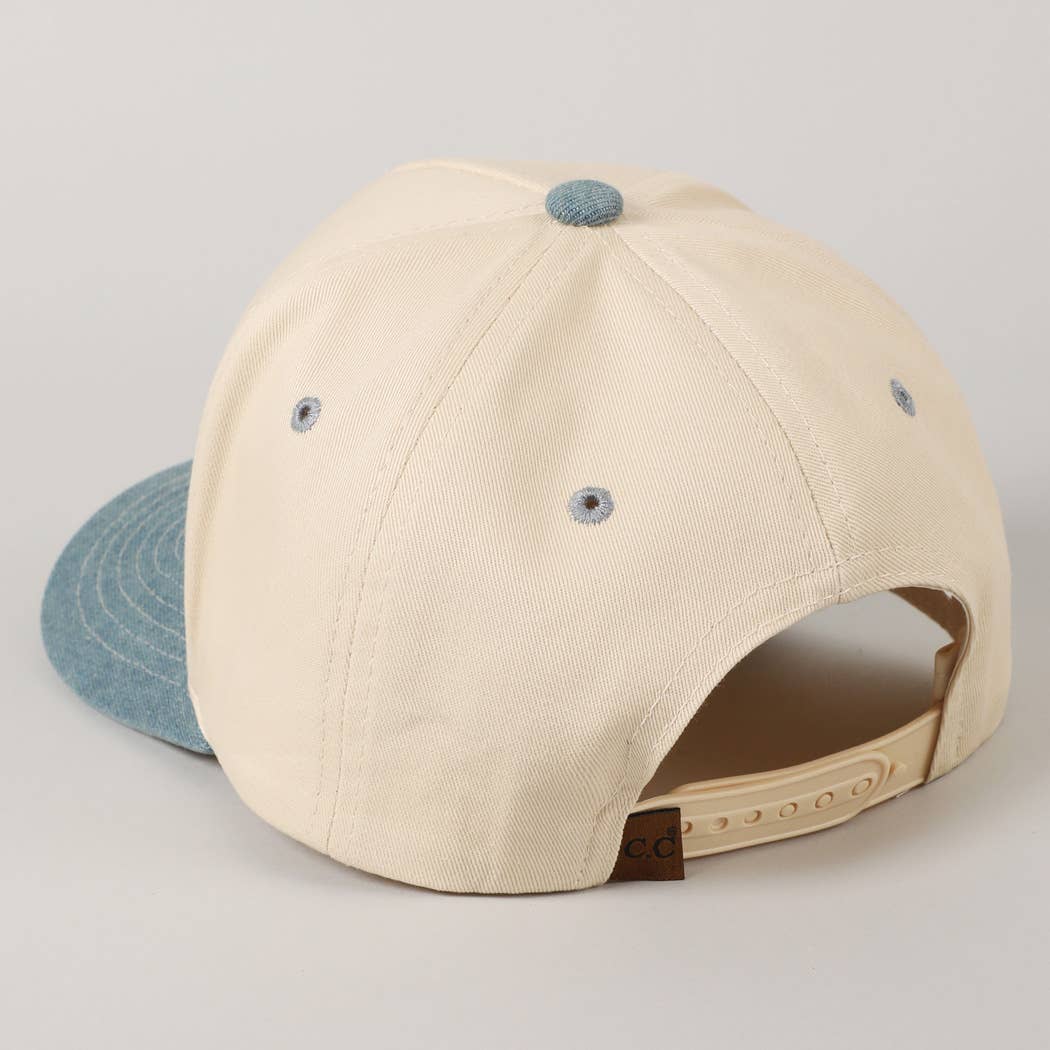 Caffeine Cowgirl Cap (Denim)