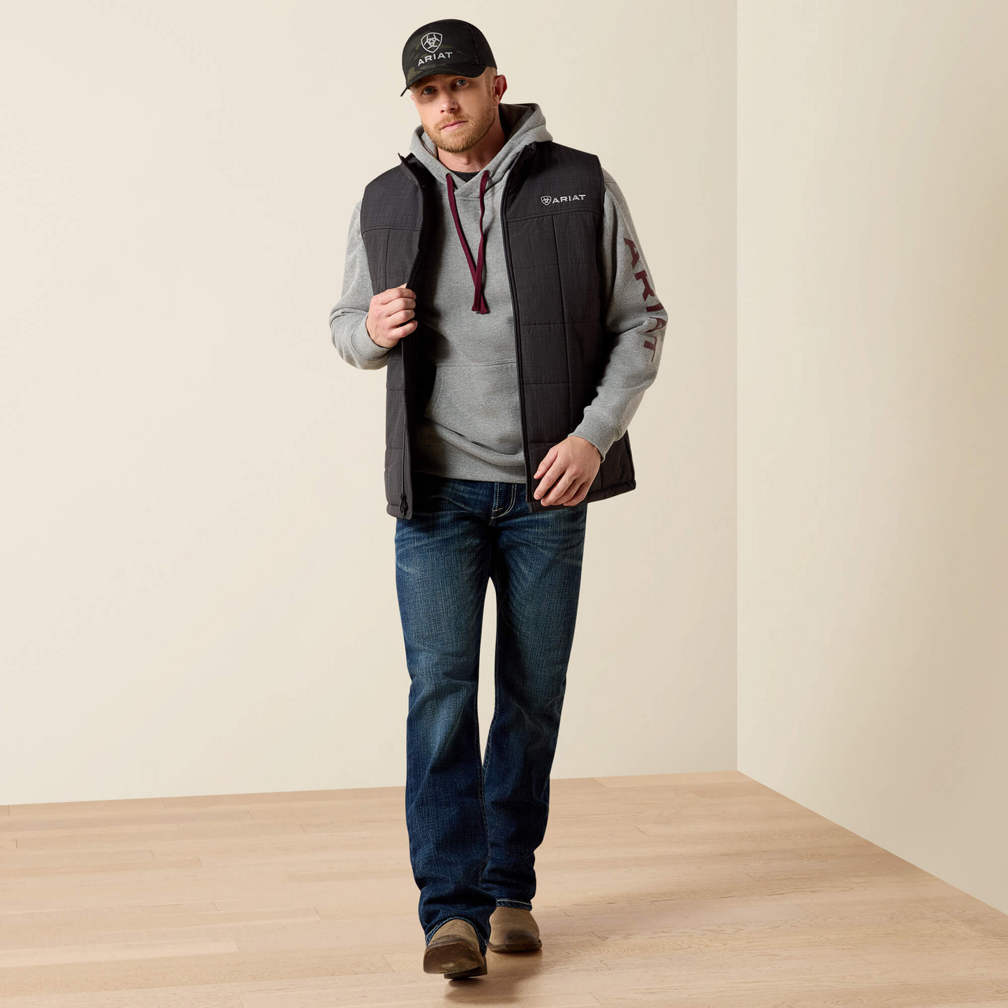 Ariat Men - Crius Insulated Vest (Phantom) 10041519