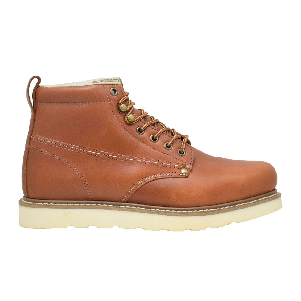 Golden Fox Men - ST Plain Toe (Brun) OG620T