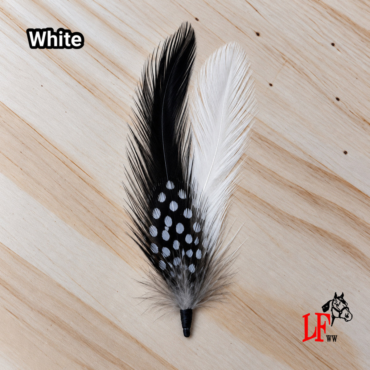 Classic Hat Feather (White)
