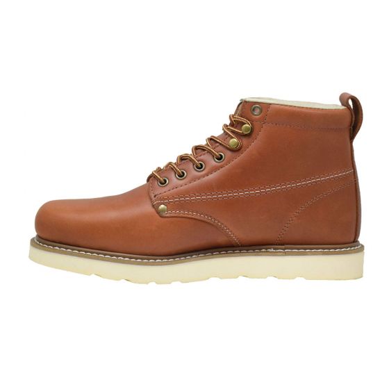 Golden Fox Men - ST Plain Toe (Brun) OG620T