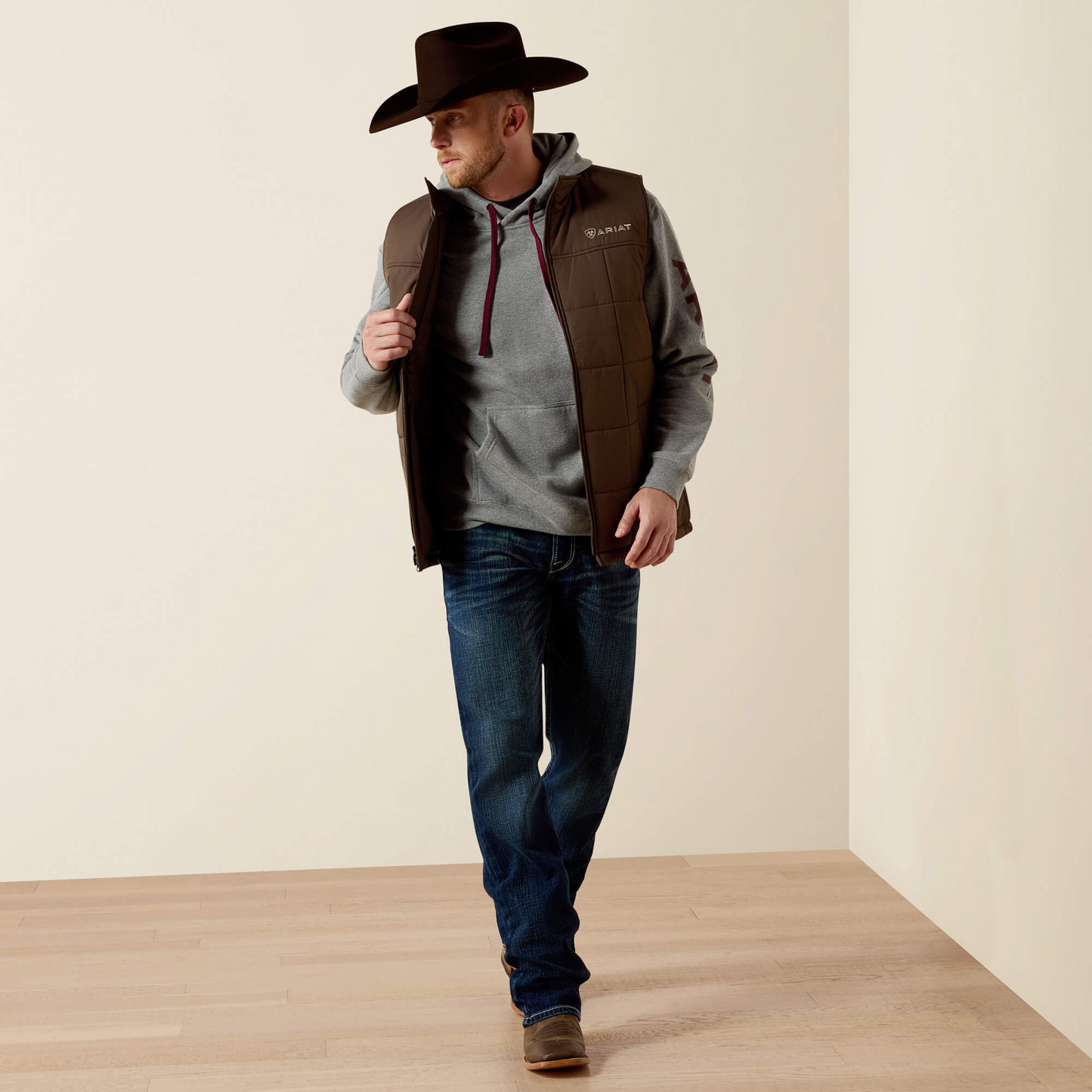 Ariat Men - Crius Insulated Vest (Banyan Bark) 10041518