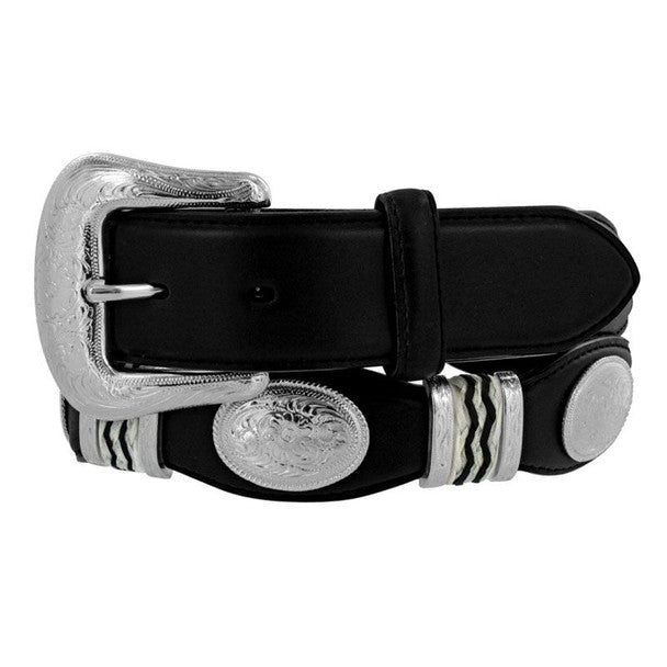 Tony Lama Men - Cutting Champ Western Belt (Black) 9113L