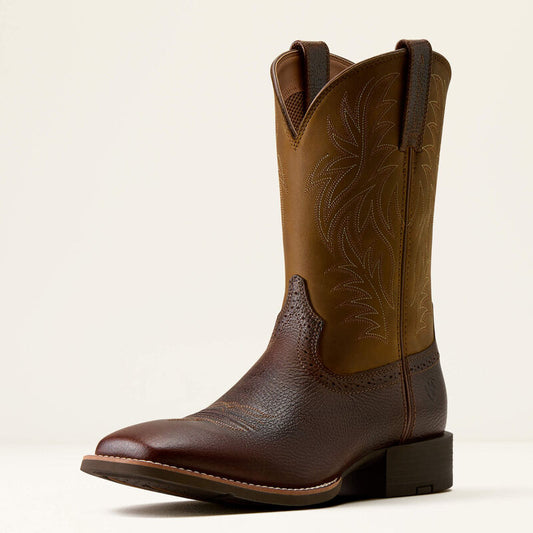 Ariat Men - Sport Western (Fiddle Brown) 10016291