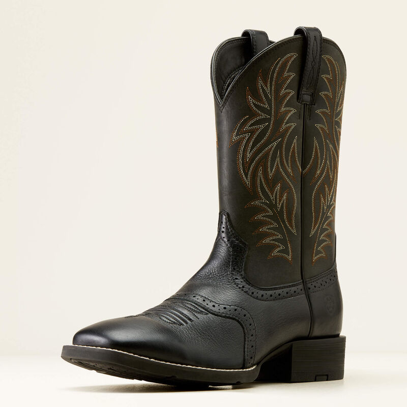 Ariat Men - Sport Western (Black Deertan) 10016292