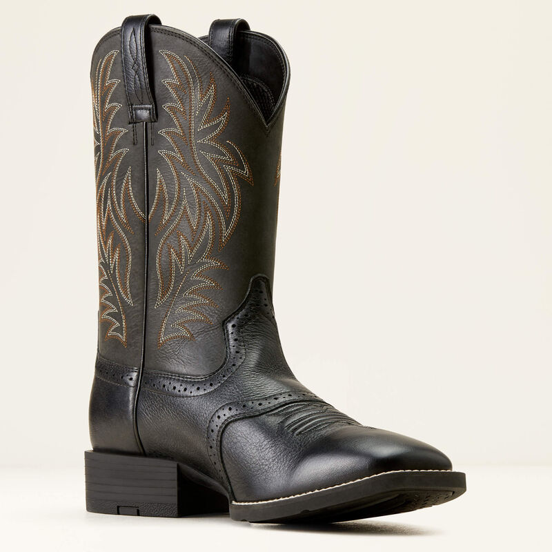 Ariat Men - Sport Western (Black Deertan) 10016292