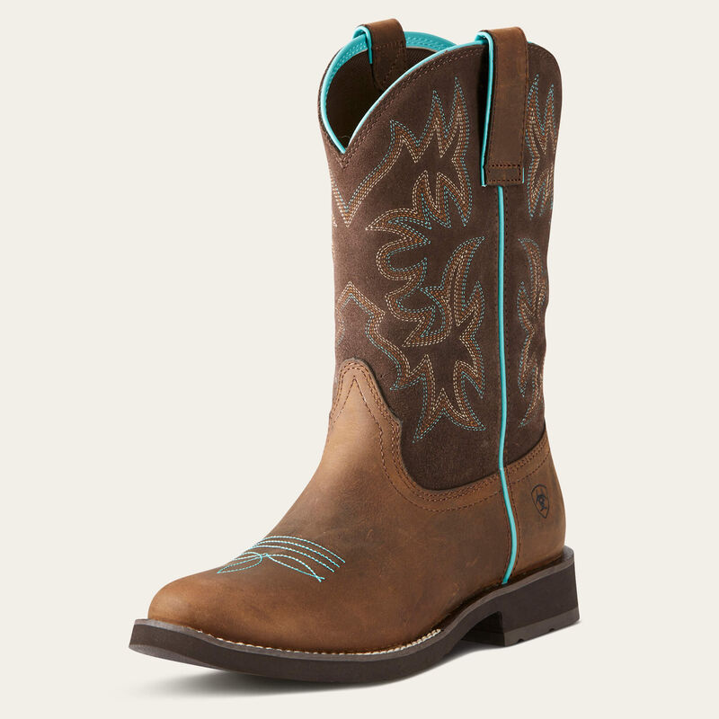 Ariat Women - Delilah Round Toe (Distressed Brown) 10021457