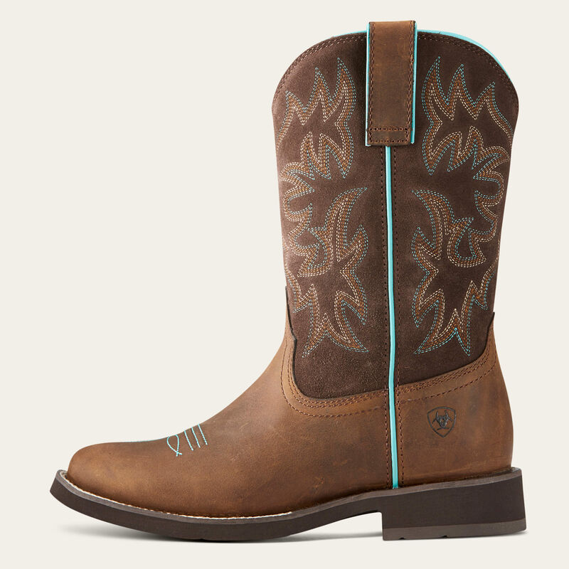 Ariat Women - Delilah Round Toe (Distressed Brown) 10021457