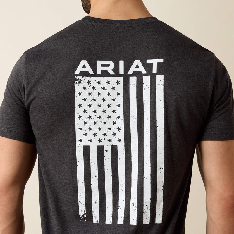 Ariat Men - T-Shirt Freedom (Charcoal) 10025209