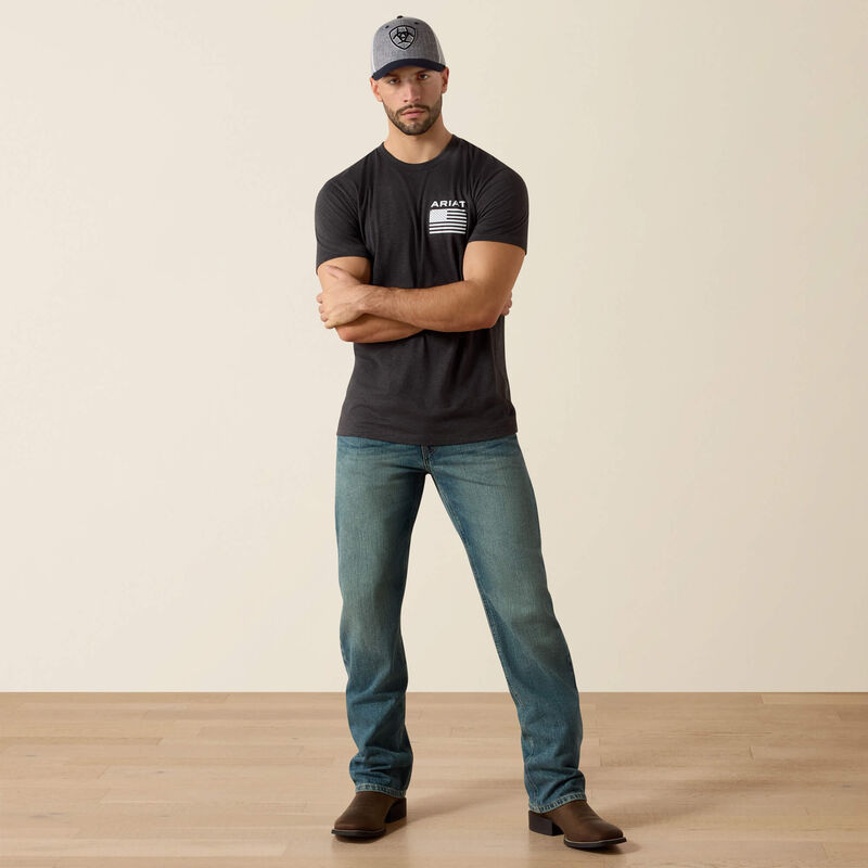 Ariat Men - T-Shirt Freedom (Charcoal) 10025209
