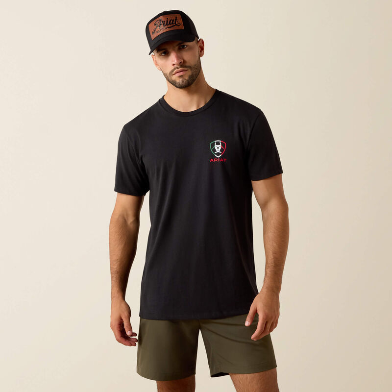 Ariat Men - T-Shirt Tres Herradauras (Black) 10054357