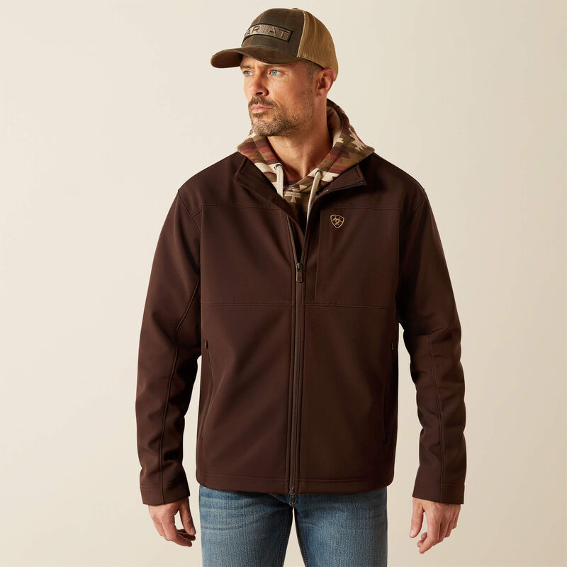 Ariat Men -  Vernon Softshell Jacket (Coffee Bean) 10062597