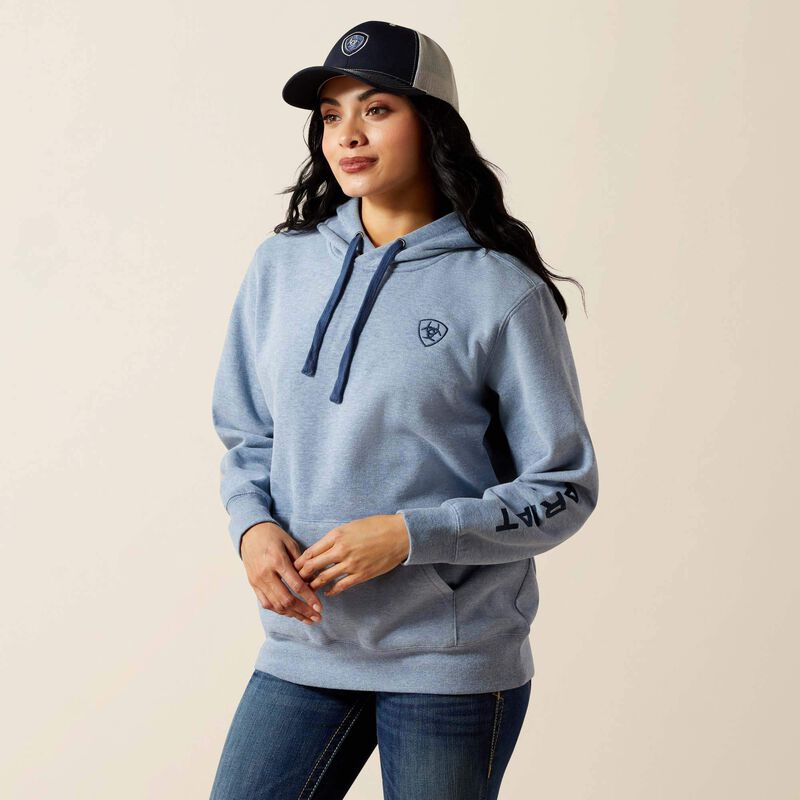 Ariat Women - Ariat Logo 2.0 Hoodie (Indigo Heather) 10065828