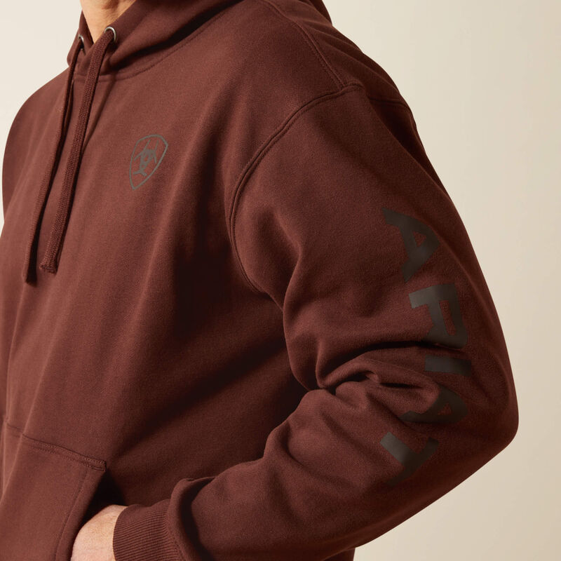 Ariat Men - Ariat Logo Hoodie (Deep Mahogany) 10065839