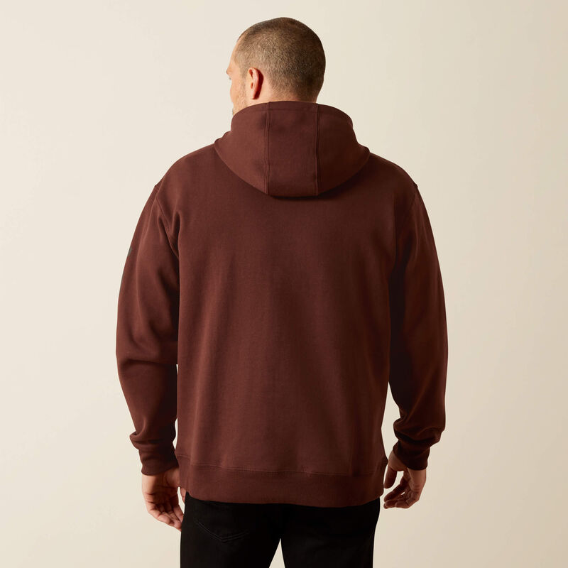 Ariat Men - Ariat Logo Hoodie (Deep Mahogany) 10065839