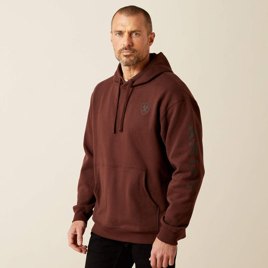 Ariat Men - Ariat Logo Hoodie (Deep Mahogany) 10065839