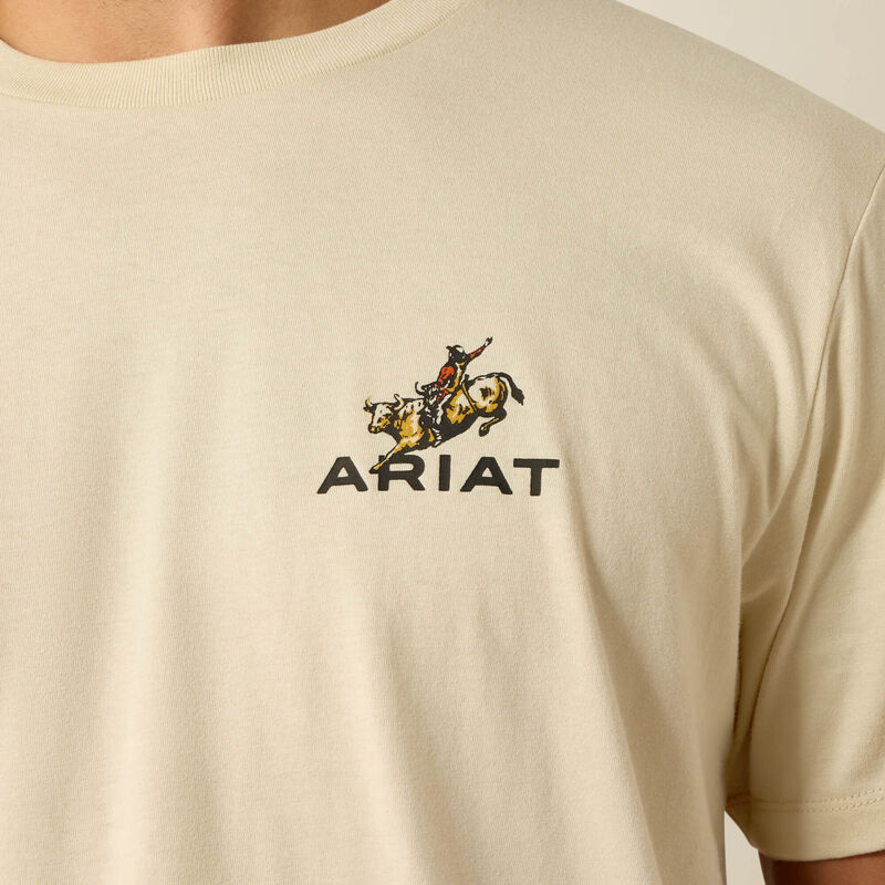 Ariat Men - T-Shirt Ride Em Cowboy (Natural) 10071199