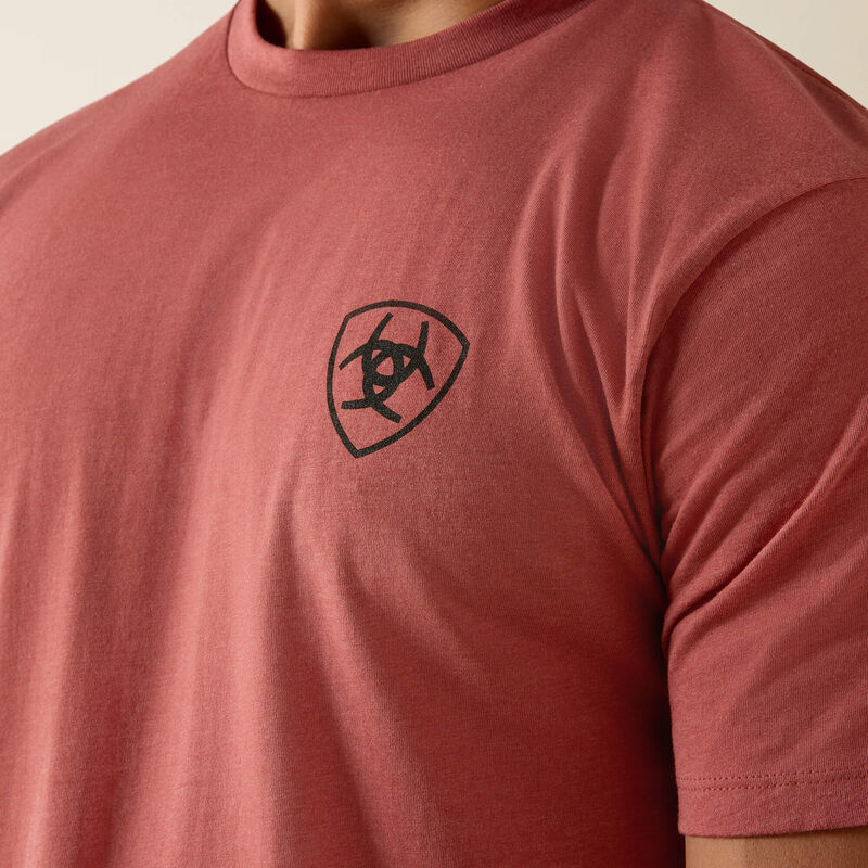Ariat Men - T-Shirt Banner Badge (Red) 10073957