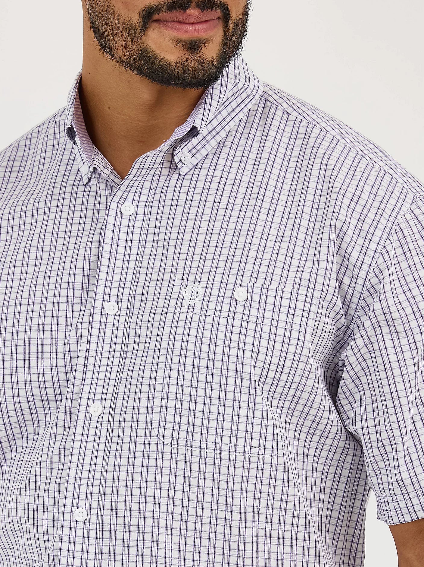 Wrangler Men - George Strait Short Sleeve (Purple) 112365411