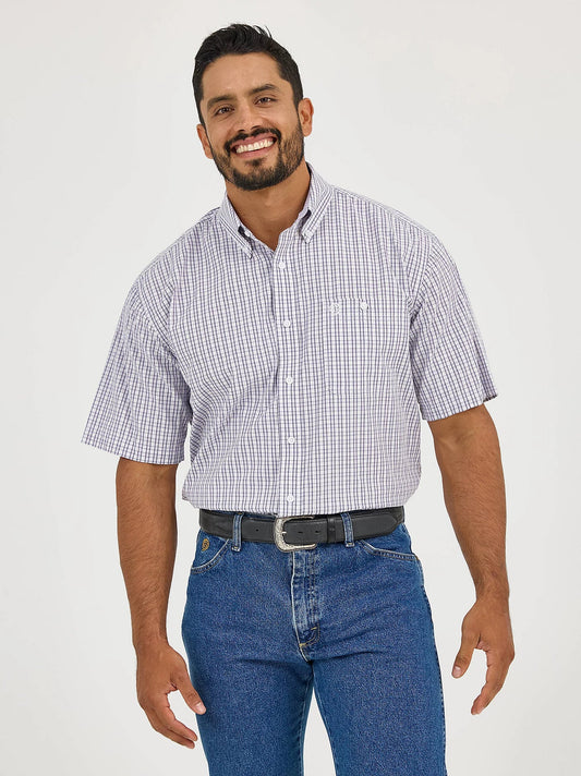 Wrangler Men - George Strait Short Sleeve (Purple) 112365411