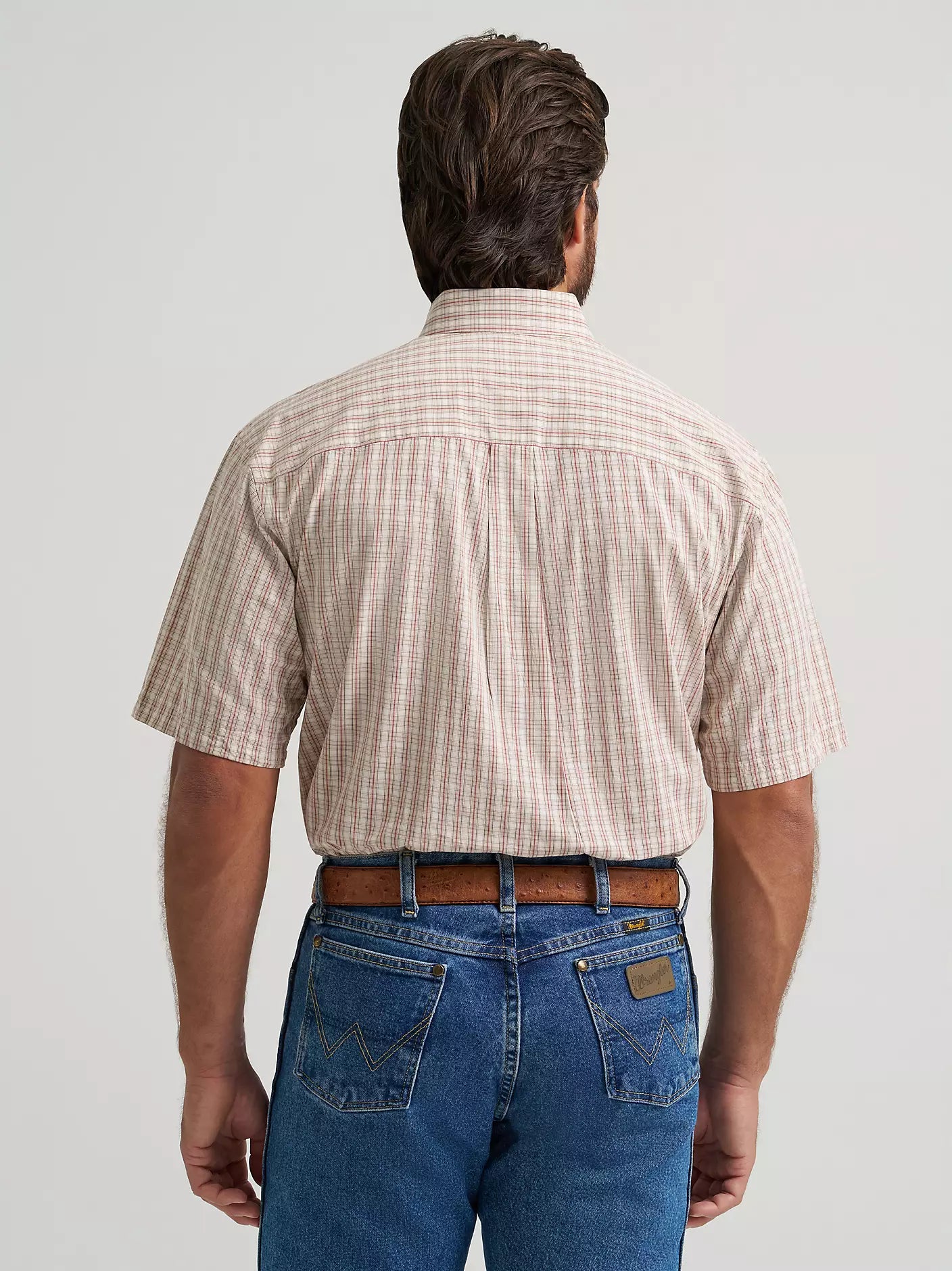 Wrangler Men - George Strait Short Sleeve (Desert Plaid) 112379070