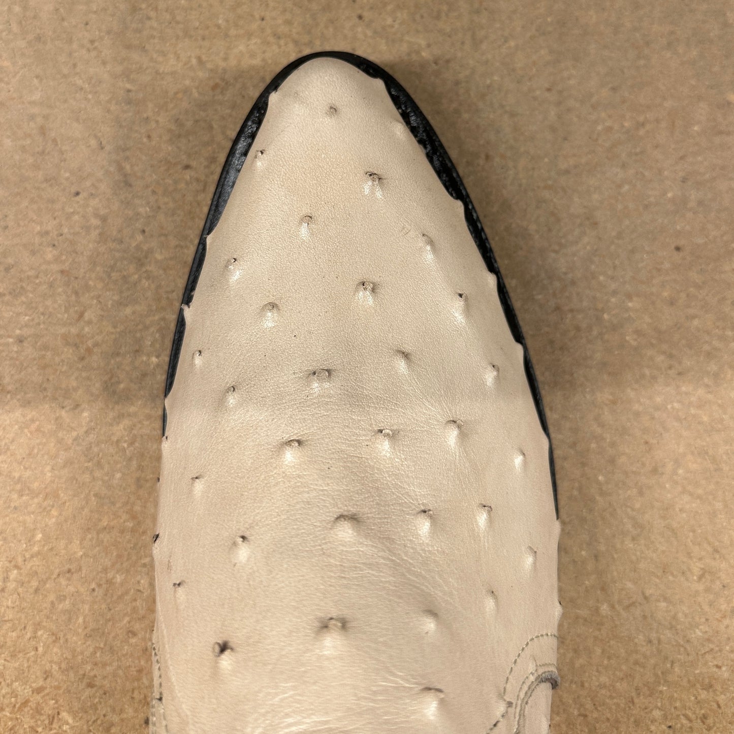 La Bufa Men - Imitation Ostrich Botin (Hueso)