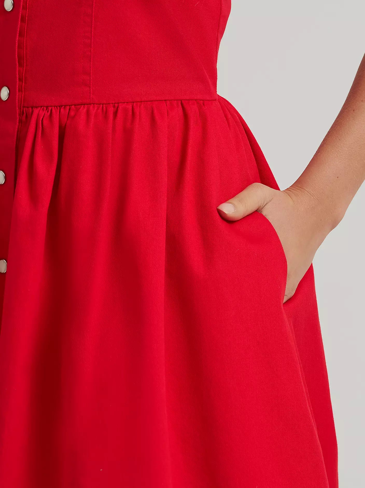Wrangler Women - Corset Snap Dress (Red) 112379499