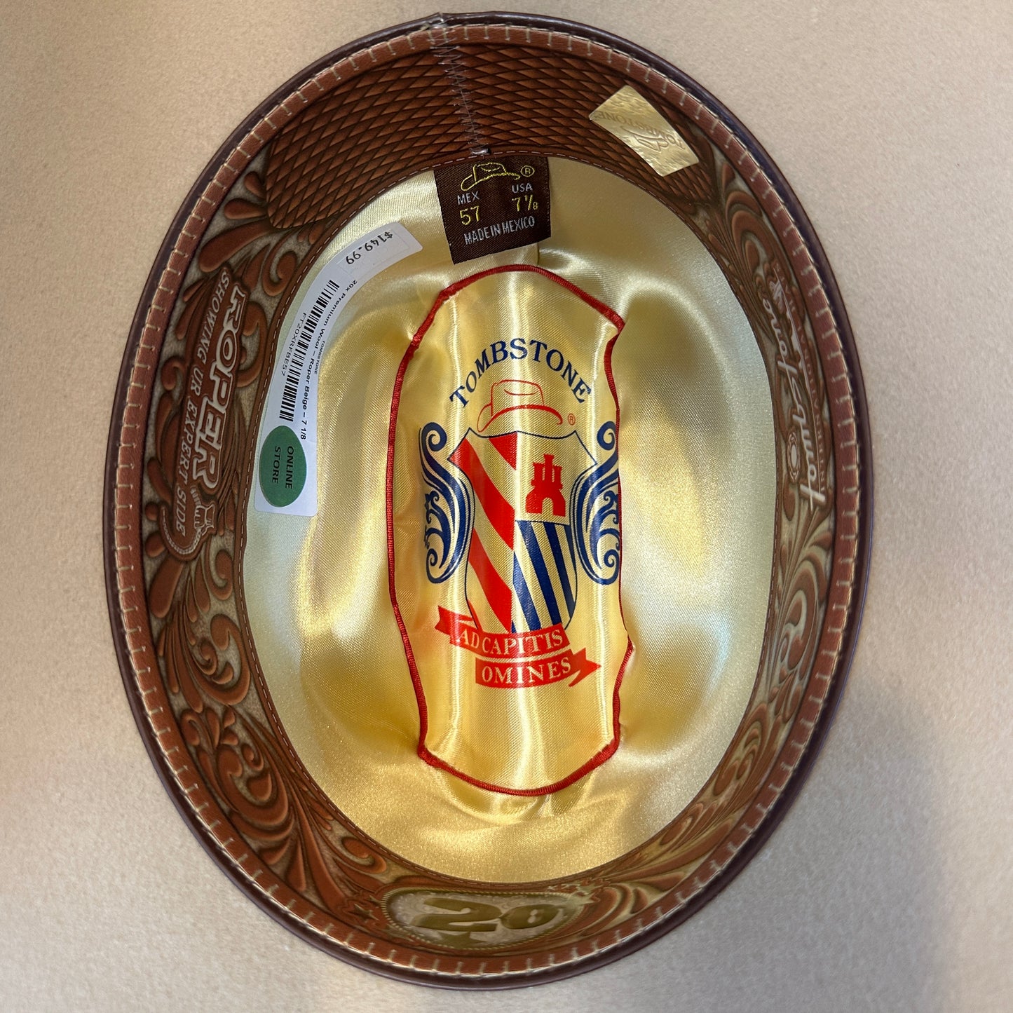 Tombstone - 20x Roper (Beige) Premium Wool